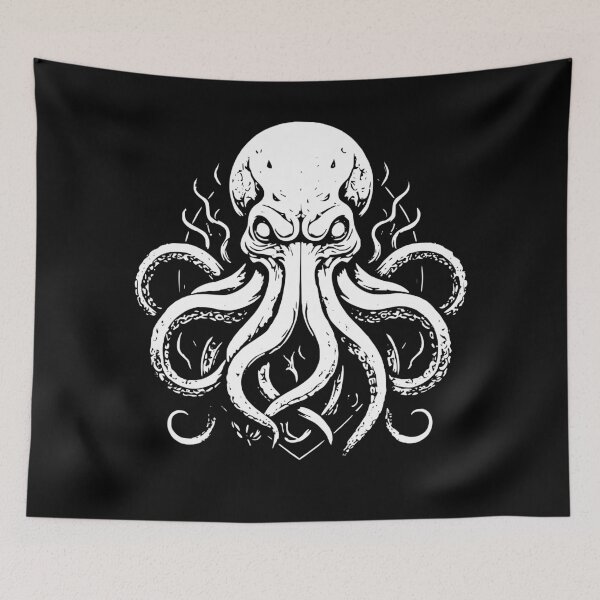 Artikelvorschau, Oktopus-Strichzeichnung entworfen und verkauft von Brexmore3.