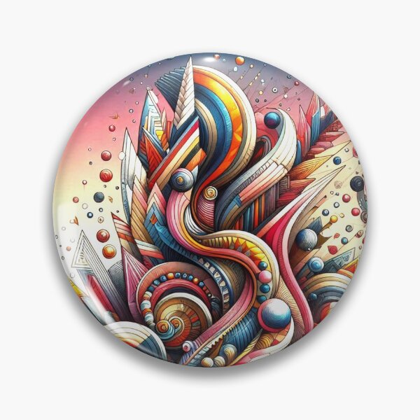 Item preview, colorful decorative geometric shapes designed and sold by Dogandesighn.