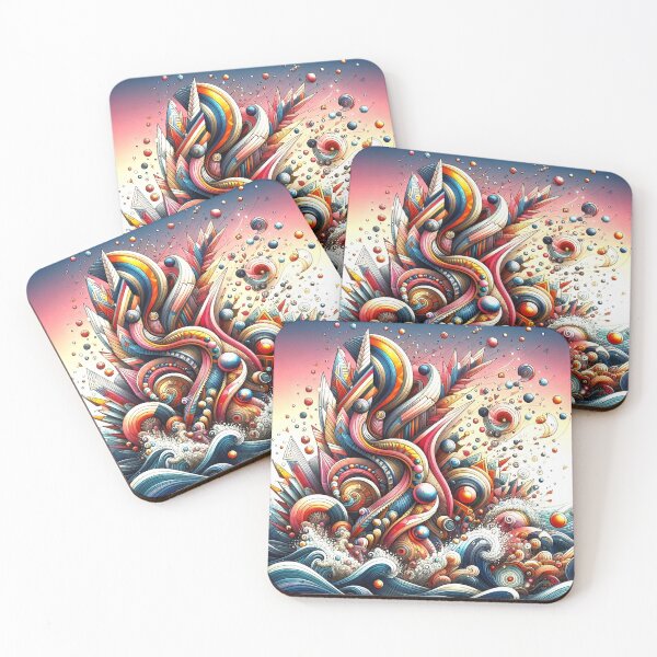 Item preview, colorful decorative geometric shapes designed and sold by Dogandesighn.