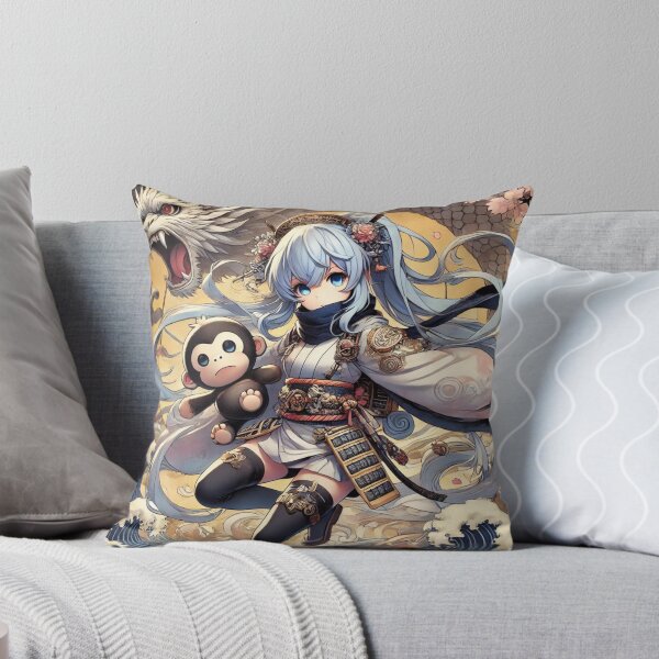 Item preview, Una niña japonesa con un gorila y un ninja. designed and sold by B-GORIRA.