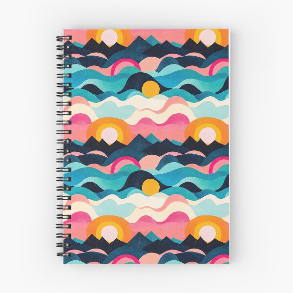 Item preview, Vibrant Abstract Sunset | Colorful Geometric Landscape designed and sold by MindFulStudios.
