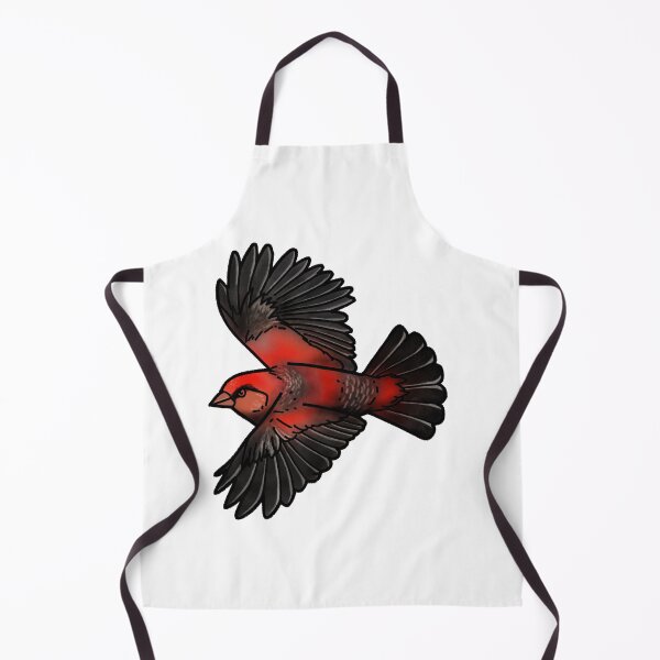 Item preview, Strawberry finch tattoo style designed and sold by LeahcarsArt.