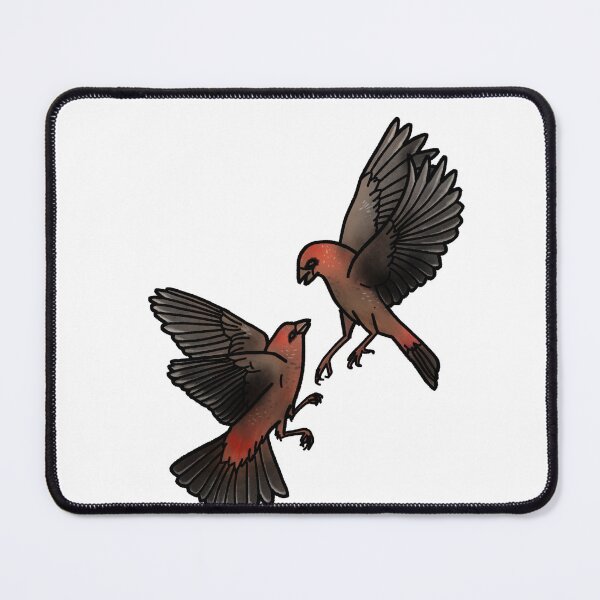 Item preview, Copy of Strawberry finch tattoo style designed and sold by LeahcarsArt.