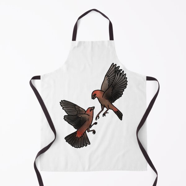 Item preview, Copy of Strawberry finch tattoo style designed and sold by LeahcarsArt.