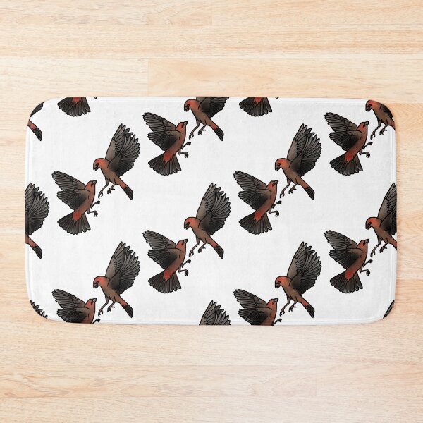 Item preview, Copy of Strawberry finch tattoo style designed and sold by LeahcarsArt.