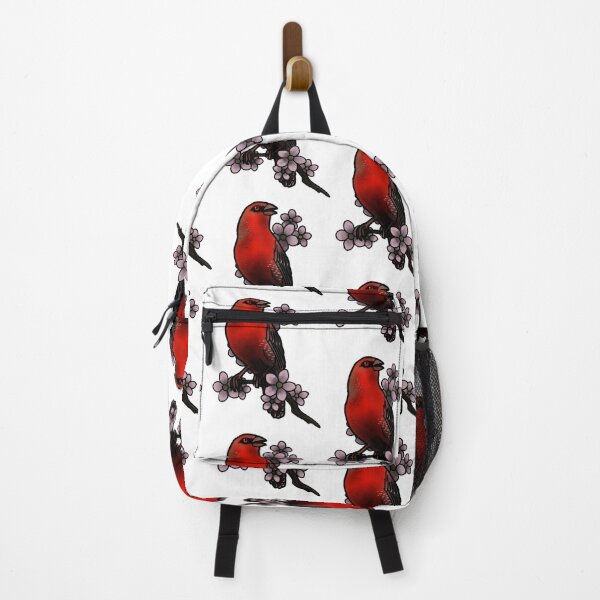 Item preview, Copy of Strawberry finch tattoo style designed and sold by LeahcarsArt.