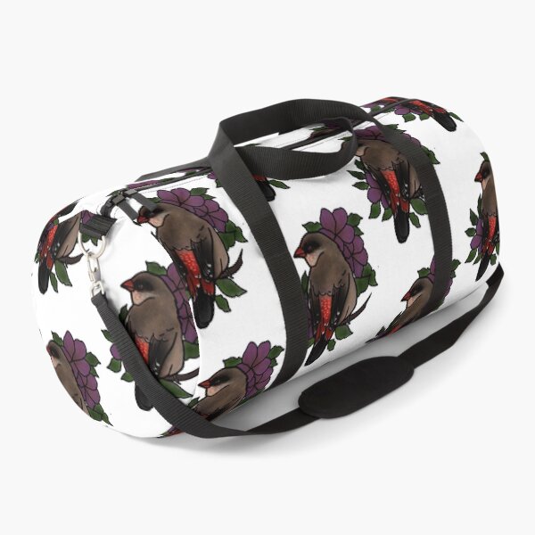 Item preview, Copy of Strawberry finch tattoo style designed and sold by LeahcarsArt.
