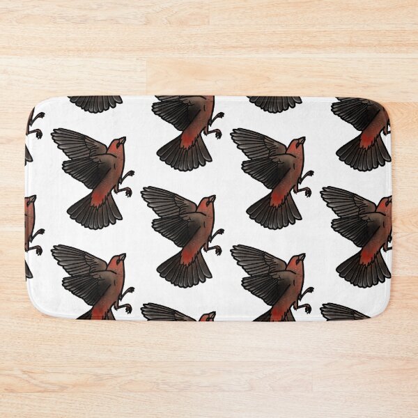 Item preview, Copy of Strawberry finch tattoo style designed and sold by LeahcarsArt.