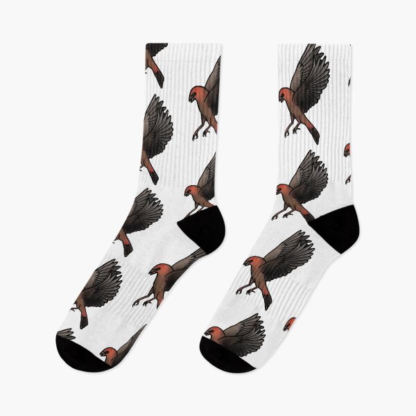 Item preview, Copy of Strawberry finch tattoo style designed and sold by LeahcarsArt.