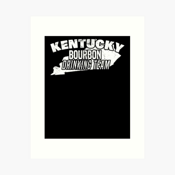 Item preview, Kentucky Bourbon Drinking Team Whiskey Alcohol T-Shirt designed and sold by LookTwice.