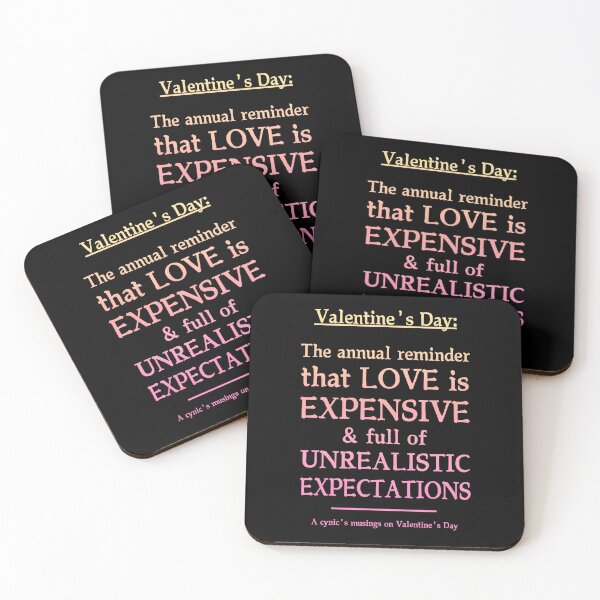 Item preview, Love Is Expensive | Cynic Valentine's Day designed and sold by ObsidianDaz.