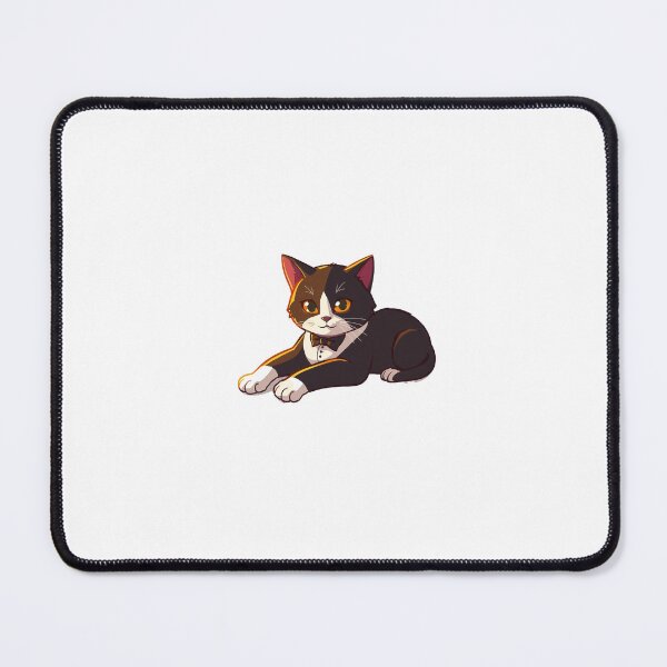 Item preview, Cute Black and White Tuxedo Cat Laying designed and sold by QuantumPalette.
