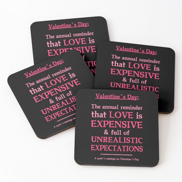 Item preview, Love Is Expensive | Cynic Valentine's Day designed and sold by ObsidianDaz.