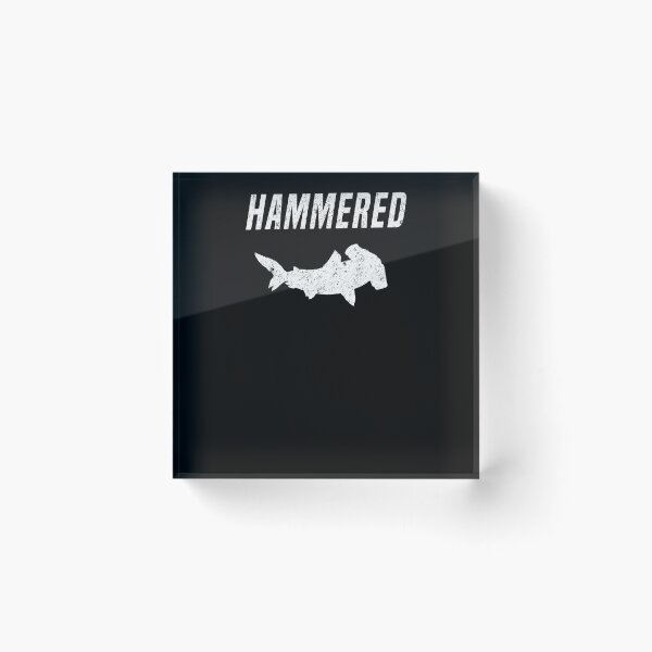 Item preview, Hammered Funny Hammerhead Shark Drinking Party T-Shirt designed and sold by LookTwice.