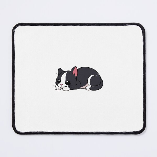 Item preview, Cute Black and White Tuxedo Cat Laying designed and sold by QuantumPalette.
