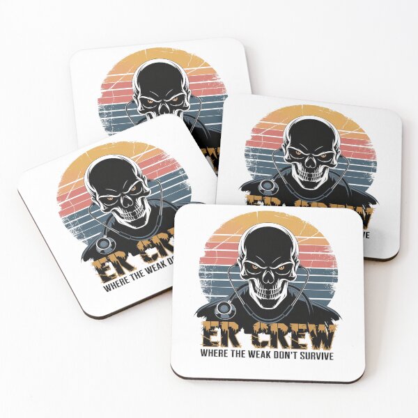Item preview, ER Crew - Where the Weak Don't Survive designed and sold by catthemedic.