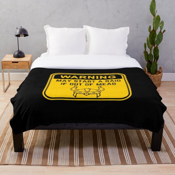 Item preview, Señal de advertencia: puede iniciarse una redada si no hay hidromiel | Humor vikingo designed and sold by Designs-Labs.
