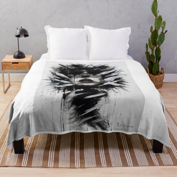 Item preview, Abstract modern woman portrait hand drawn designed and sold by Sascha Schürz.