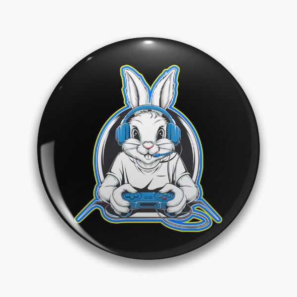 Item preview, Bunny gamer - Gaming Easter  designed and sold by Micjr.
