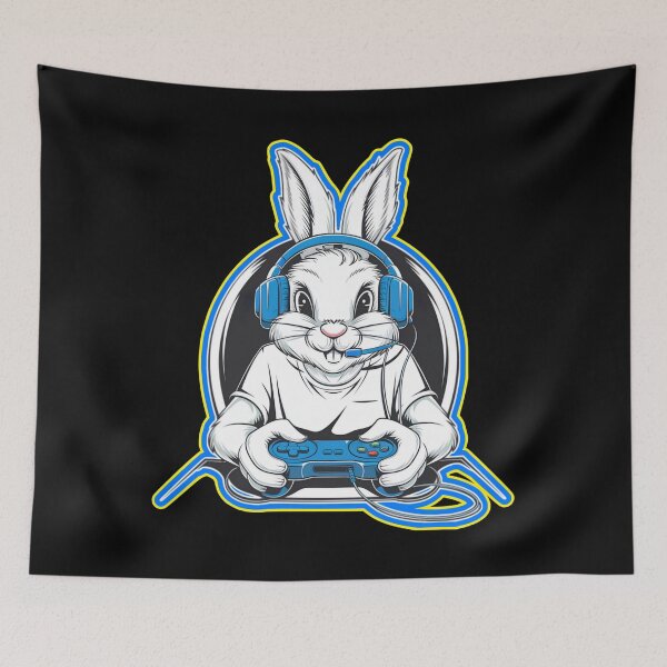 Item preview, Bunny gamer - Gaming Easter  designed and sold by Micjr.