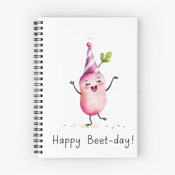 Item preview, Happy Beet-day beet Gift cute kawaii meme  designed and sold by CheeseBlueprint.