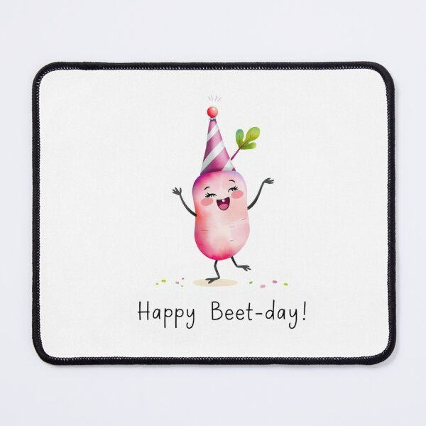 Item preview, Happy Beet-day beet Gift cute kawaii meme  designed and sold by CheeseBlueprint.