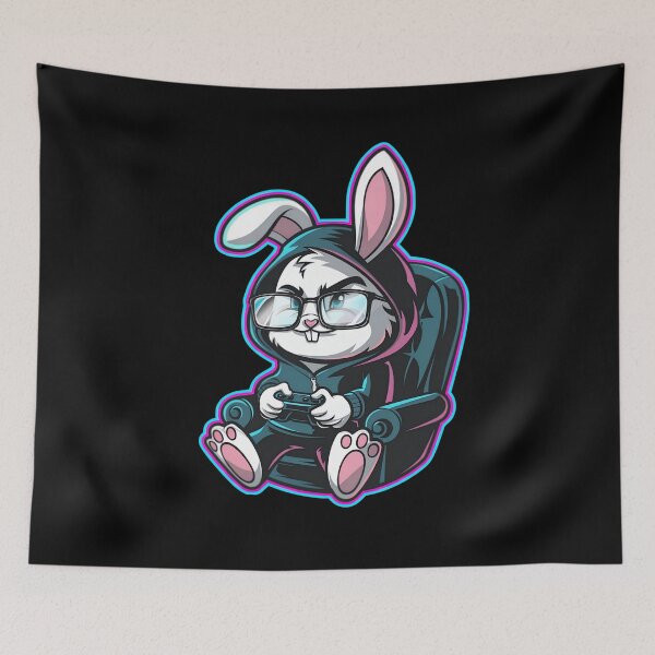 Item preview, Bunny gamer - Gaming Easter  designed and sold by Micjr.