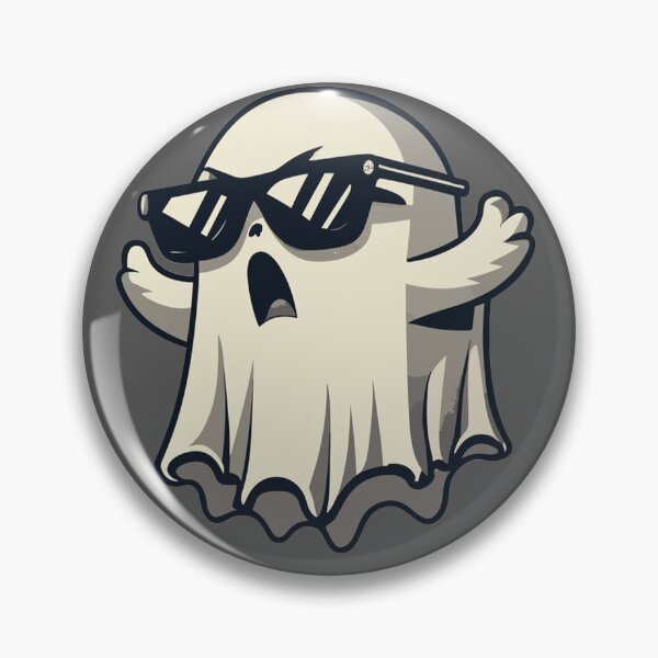 Item preview, Cool Ghost with Sunglasses Cartoon designed and sold by MODEMAX.