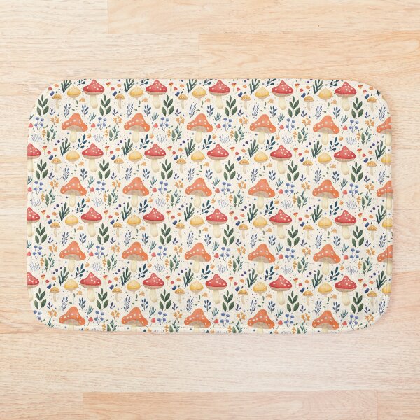 Item preview, Patrón botánico y de hongos extravagantes | Estética cottagecore designed and sold by MindFulStudios.