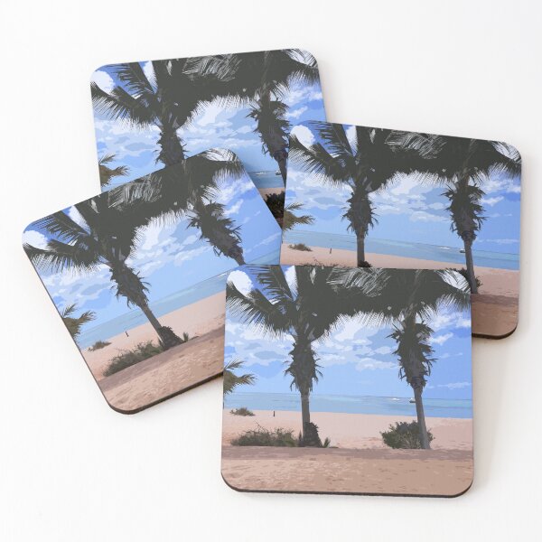 Item preview, Palm Tree & Beach Scene designed and sold by Nicola Morgan.