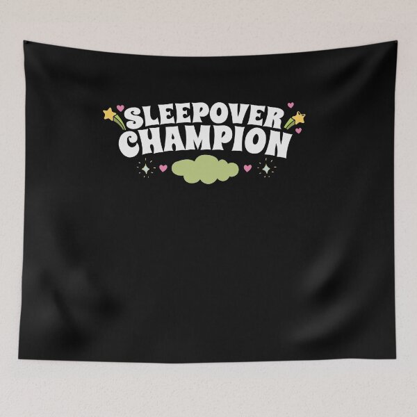 Item preview, Sleepover Champion  Pillow Fights & Midnight Snacks Funny designed and sold by Dressed For  Duty.