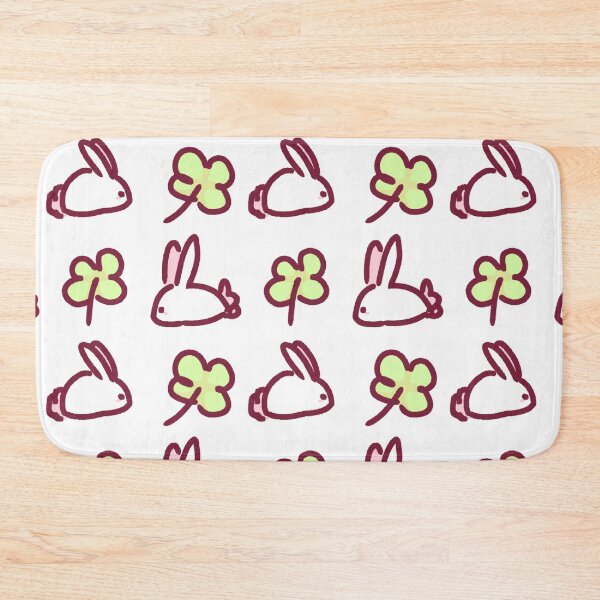 Item preview, Cute Bunnies with Lucky Clovers designed and sold by Whimsy by Fifi.