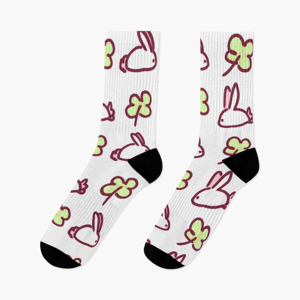 Item preview, Cute Bunnies with Lucky Clovers designed and sold by Whimsy by Fifi.