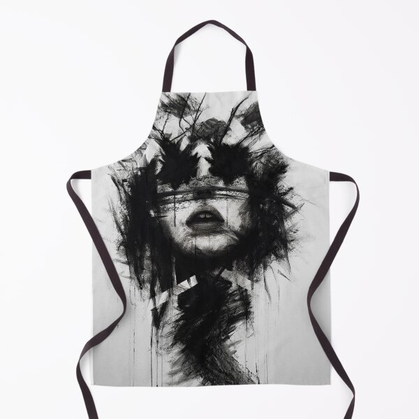 Item preview, Abstract modern woman portrait hand drawn designed and sold by Sascha Schürz.