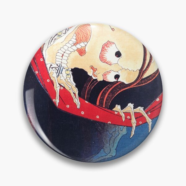 Item preview, skeleton (Hokusai) designed and sold by mika-airou.