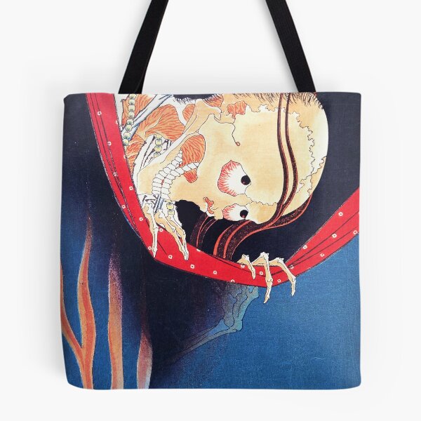 Item preview, skeleton (Hokusai) designed and sold by mika-airou.