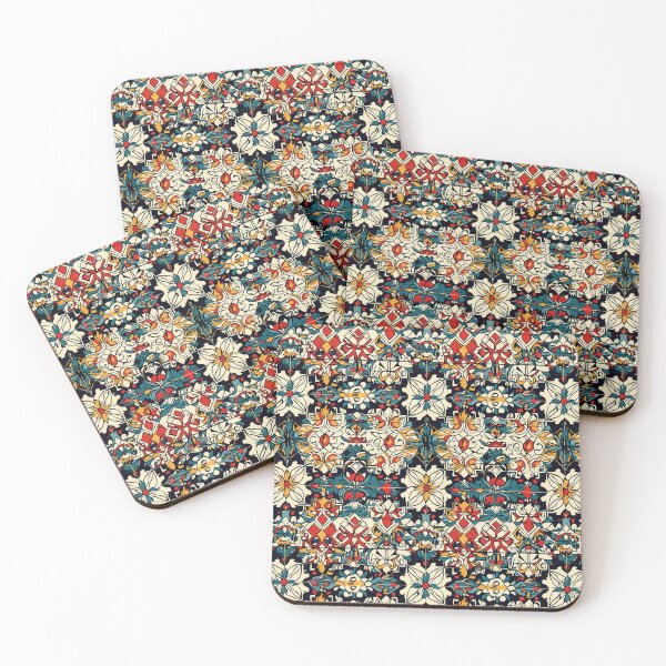 Item preview, Colorful Korean-Inspired Ornamental Floral Design designed and sold by Piotrek0001.