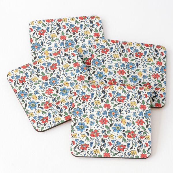 Item preview, Dynamic Floral Motifs in Traditional Korean Colors designed and sold by Piotrek0001.