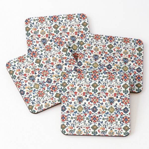 Item preview, Expressive Korean Floral Patterns with Bold Colors designed and sold by Piotrek0001.