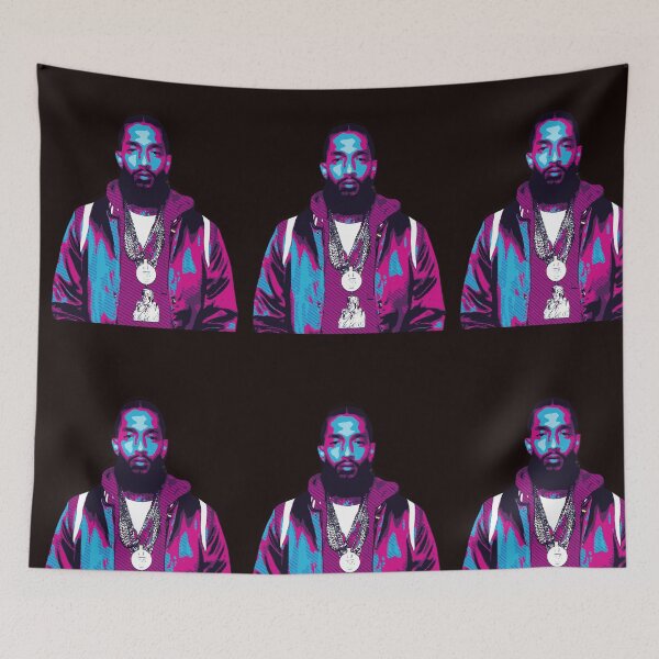 Item preview, Nipsey Hussle retro design designed and sold by MAX MILLER.