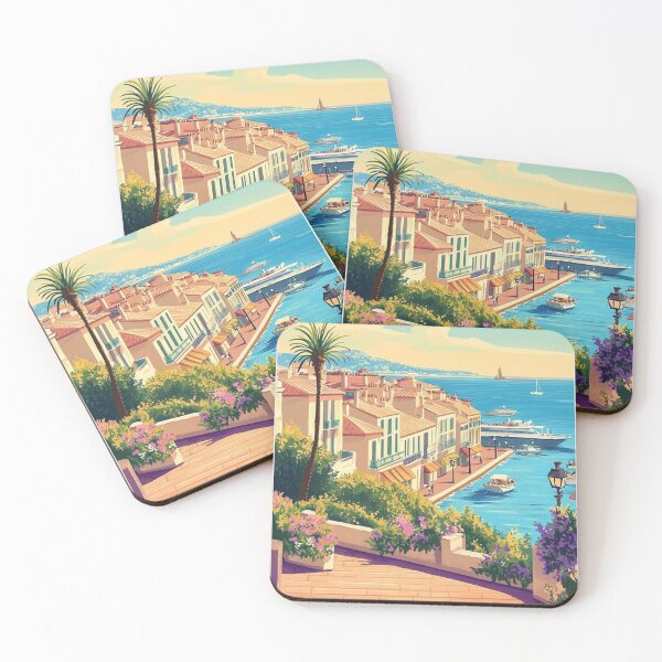Item preview, Antibes Travel Poster, Perfect Gift for Travel Enthusiasts, Vintage Style Wall Art, France Wall art for home decor, Antibes print. Sticker designed and sold by Thegalleryshop1.