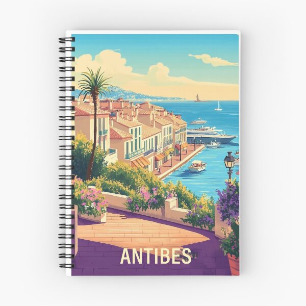 Item preview, Antibes Travel Poster, Perfect Gift for Travel Enthusiasts, Vintage Style Wall Art, France Wall art for home decor, Antibes print. Sticker designed and sold by Thegalleryshop1.
