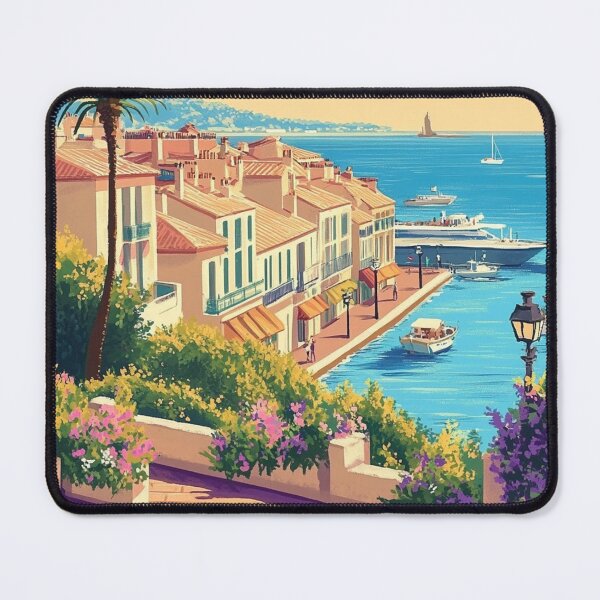 Item preview, Antibes Travel Poster, Perfect Gift for Travel Enthusiasts, Vintage Style Wall Art, France Wall art for home decor, Antibes print. Sticker designed and sold by Thegalleryshop1.