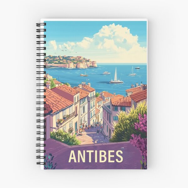 Item preview, Antibes Travel Poster, Perfect Gift for Travel Enthusiasts, Vintage Style Wall Art, France Wall art for home decor, Antibes print. Sticker designed and sold by Thegalleryshop1.