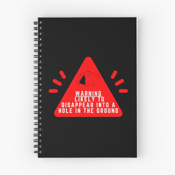 Item preview, Warning Sign - Likely to Disappear Into a Hole in the Ground | Caving Humor designed and sold by Designs-Labs.