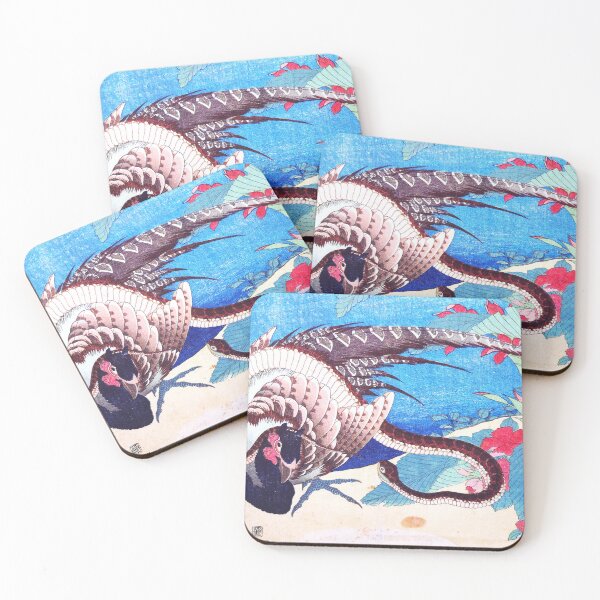 Item preview, pheasant and snake (Hokusai) designed and sold by mika-airou.