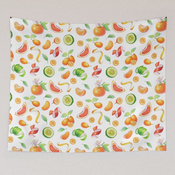 Item preview, Citrus pattern designed and sold by ProkofievaArt.