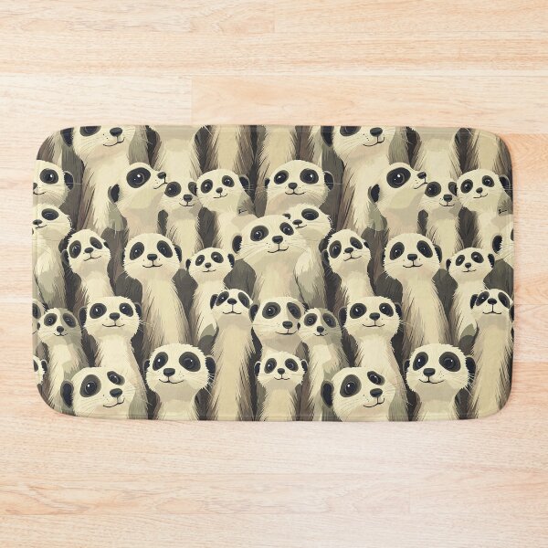 Item preview, Cute Meerkats Pattern designed and sold by KiwiGrizzly.