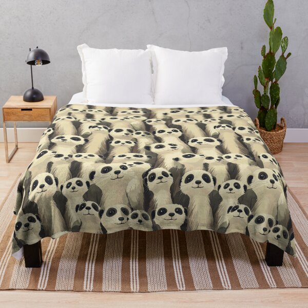 Item preview, Cute Meerkats Pattern designed and sold by KiwiGrizzly.
