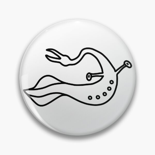 Item preview, Tully Monster Doodle Black and White designed and sold by ThePaleoDude.
